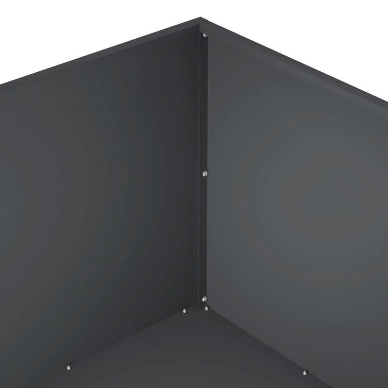 Garden Planter 2 pcs Anthracite 80 x 80 x 40 cm