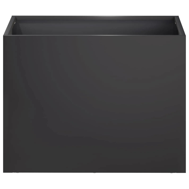 Garden Planter 2 pcs Black 40 x 30 x 30 cm Cold-rolled Steel