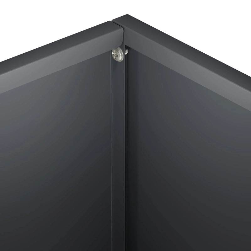 Garden Planter 2 pcs Anthracite 40 x 30 x 30 cm