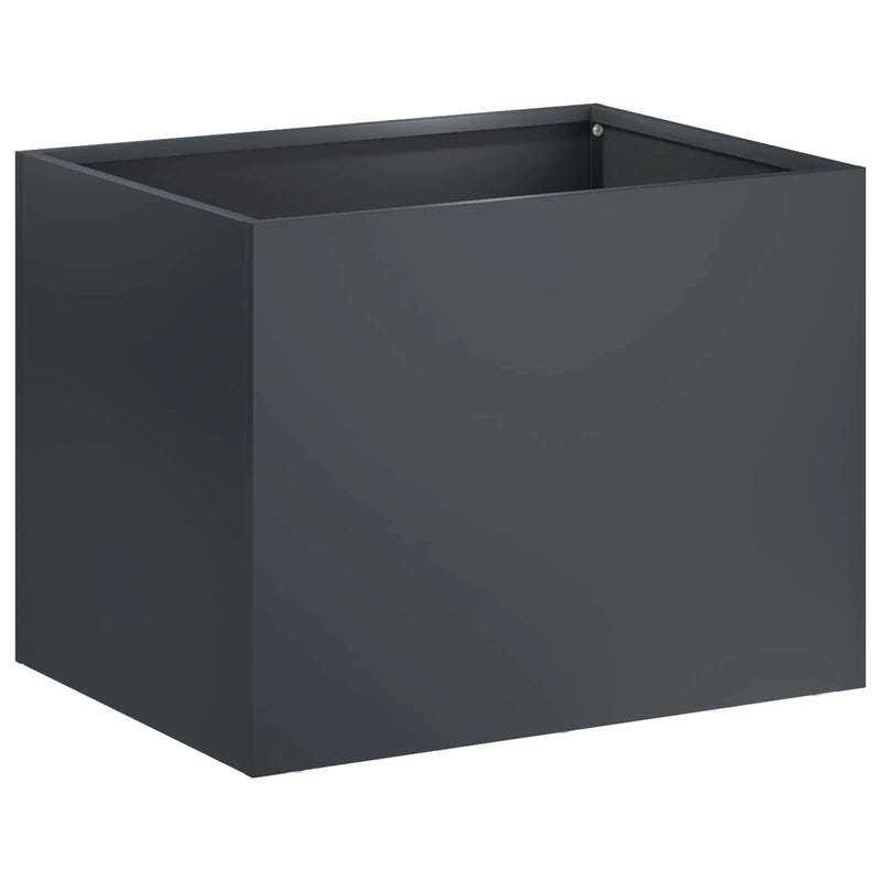 Garden Planter 2 pcs Anthracite 40 x 30 x 30 cm