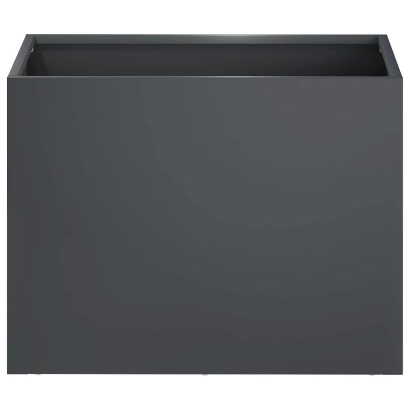 Garden Planter 2 pcs Anthracite 40 x 30 x 30 cm