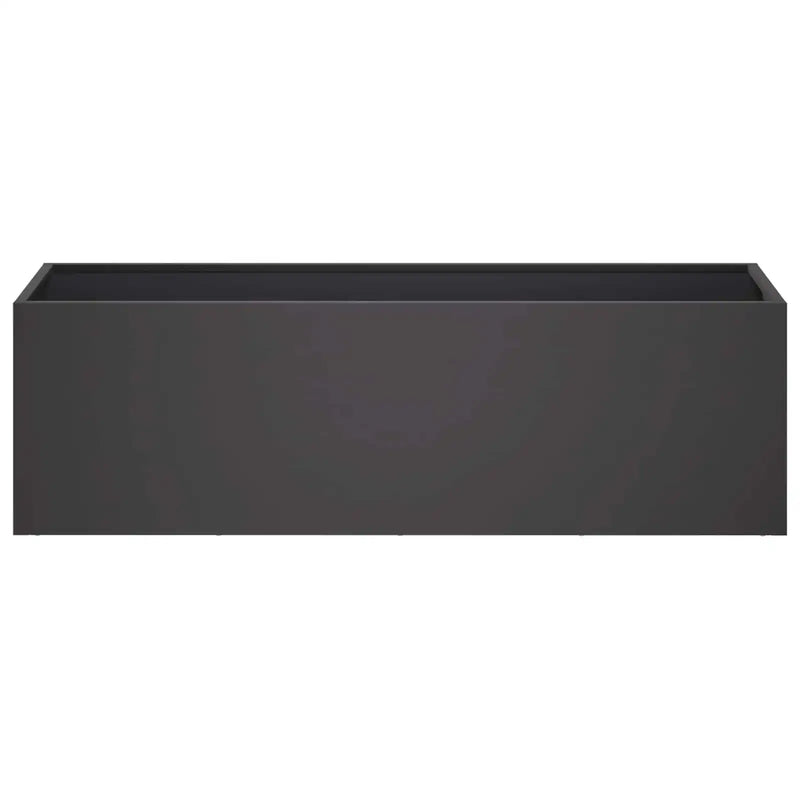 Garden Planter 2 pcs Black 80 x 30 x 30 cm Cold-rolled Steel