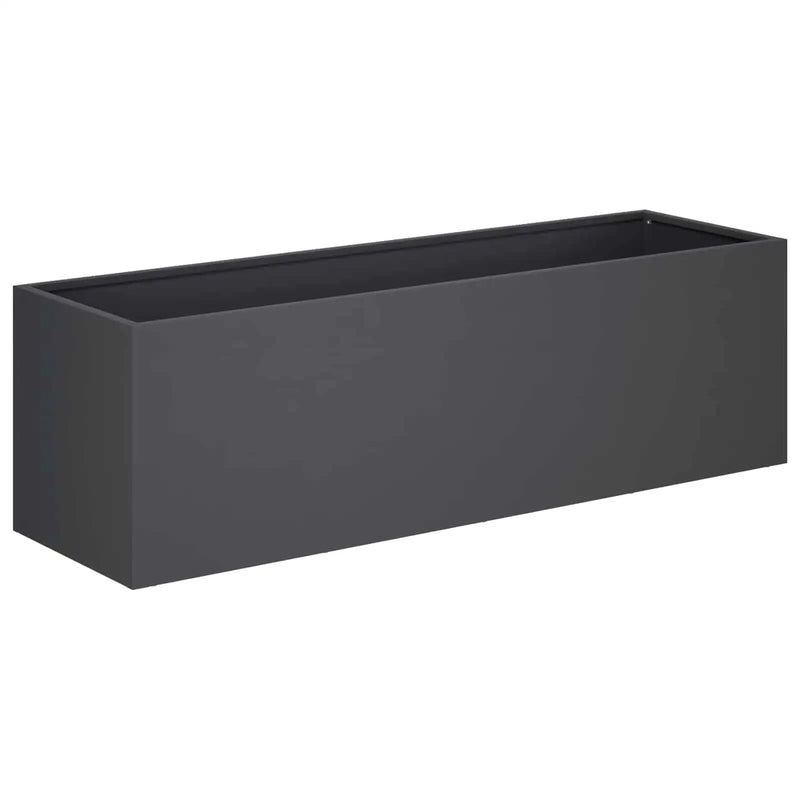 Garden Planter 2 pcs Anthracite 80 x 30 x 30 cm