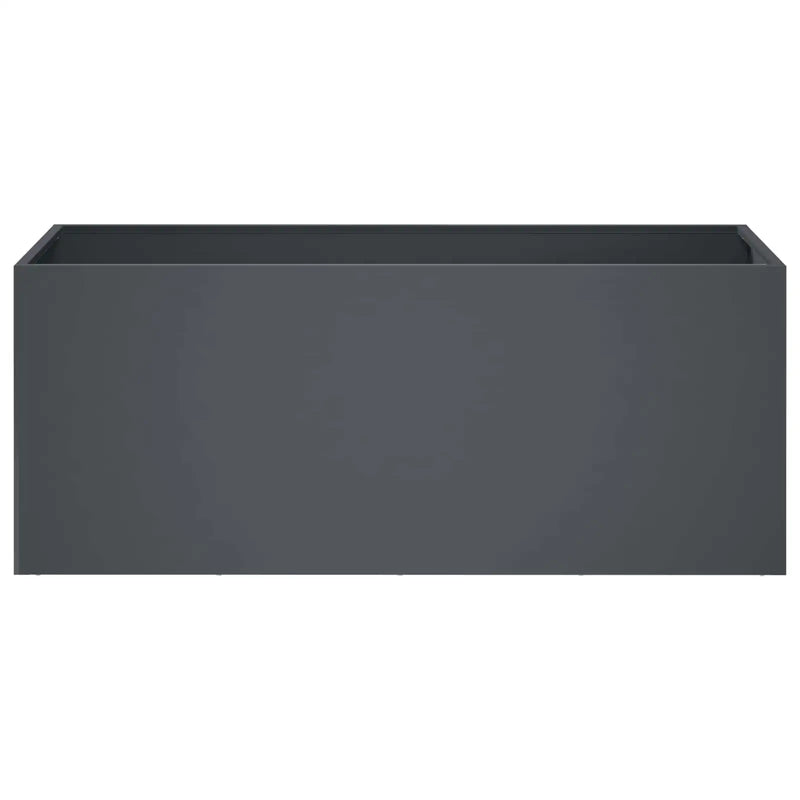 Garden Planter 2 pcs Anthracite 100 x 40 x 40 cm