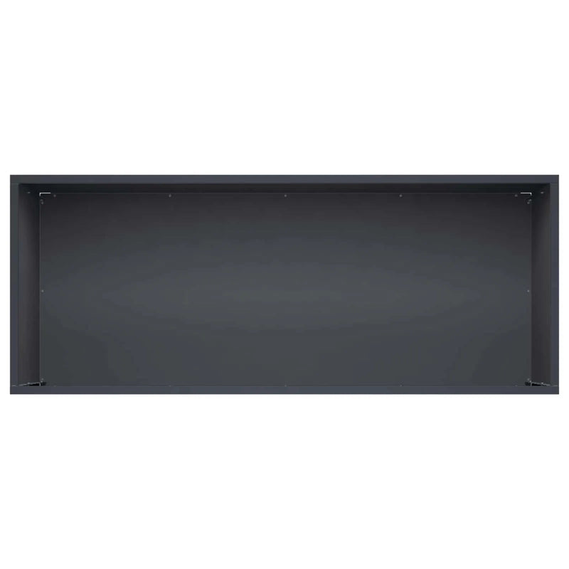 Garden Planter 2 pcs Anthracite 100 x 40 x 40 cm