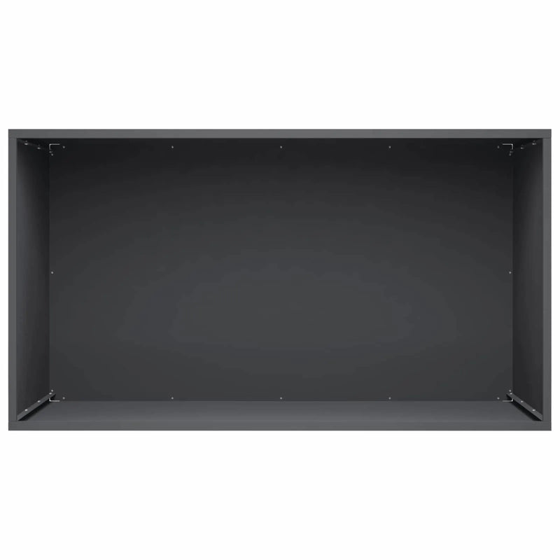 Garden Planter 2 pcs Anthracite 80 x 50 x 50 cm