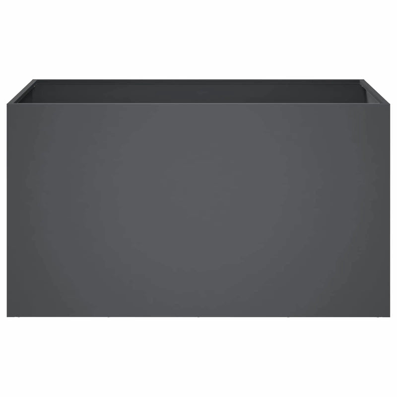 Garden Planter 2 pcs Anthracite 100 x 50 x 50 cm