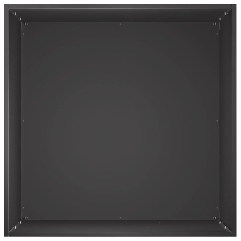 Garden Planter 2 pcs Black 40 x 40 x 75 cm Cold-rolled Steel