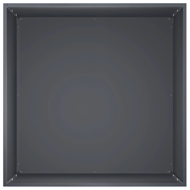 Garden Planter 2 pcs Anthracite 40 x 40 x 75 cm