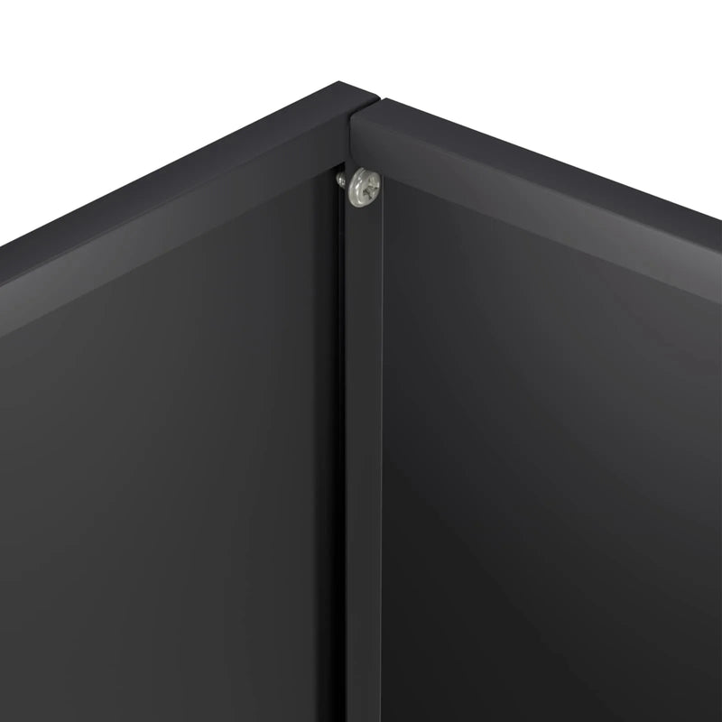 Garden Planter 2 pcs Black 40 x 30 x 40 cm Cold-rolled Steel