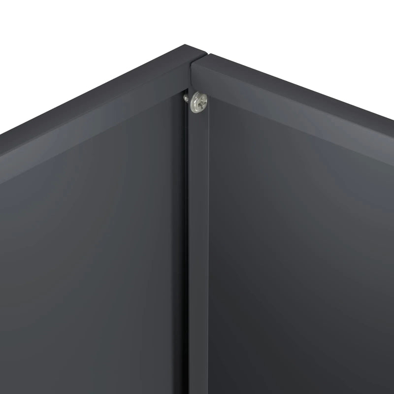 Garden Planter 2 pcs Anthracite 40 x 30 x 40 cm