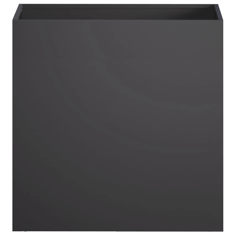 Garden Planter 2 pcs Black 50 x 30 x 40 cm Cold-rolled Steel