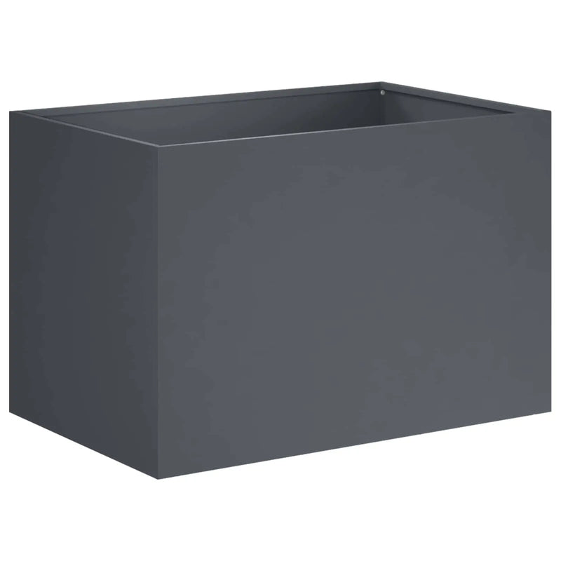 Garden Planter 2 pcs Anthracite 50 x 40 x 40 cm