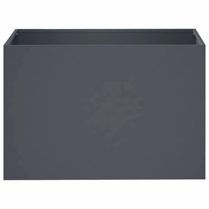Garden Planter 2 pcs Anthracite 50 x 40 x 40 cm