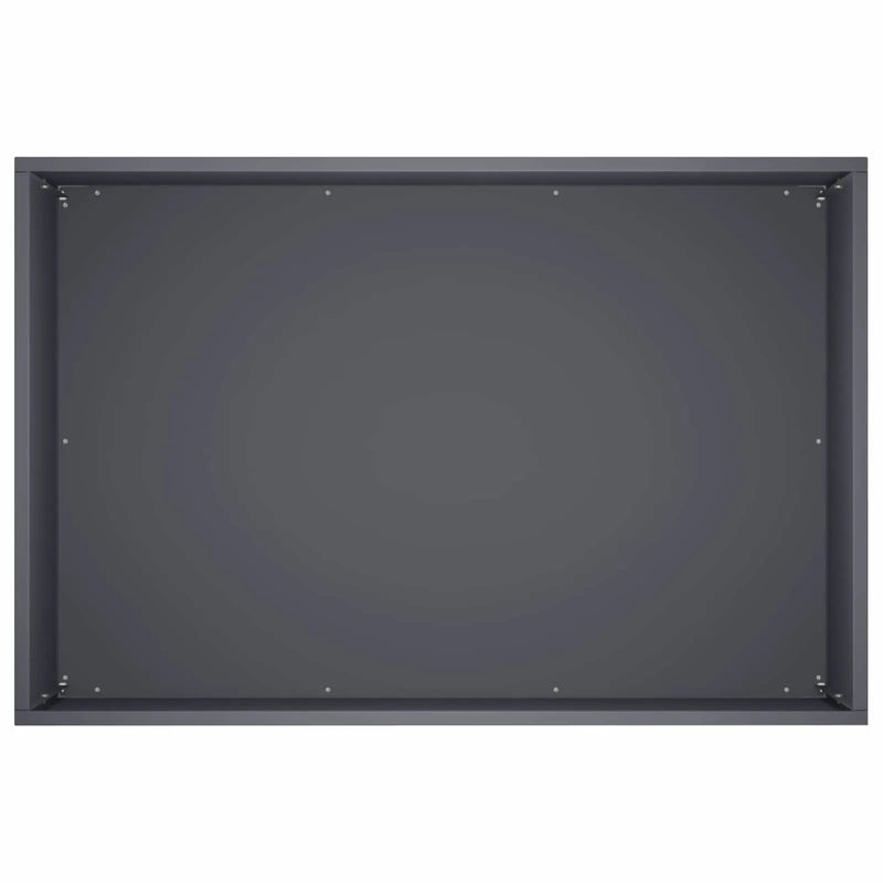 Garden Planter 2 pcs Anthracite 50 x 40 x 40 cm