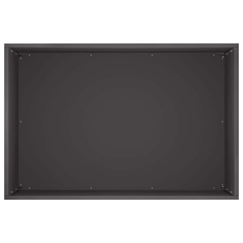 Garden Planter 2 pcs Black 50 x 40 x 50 cm Cold-rolled Steel