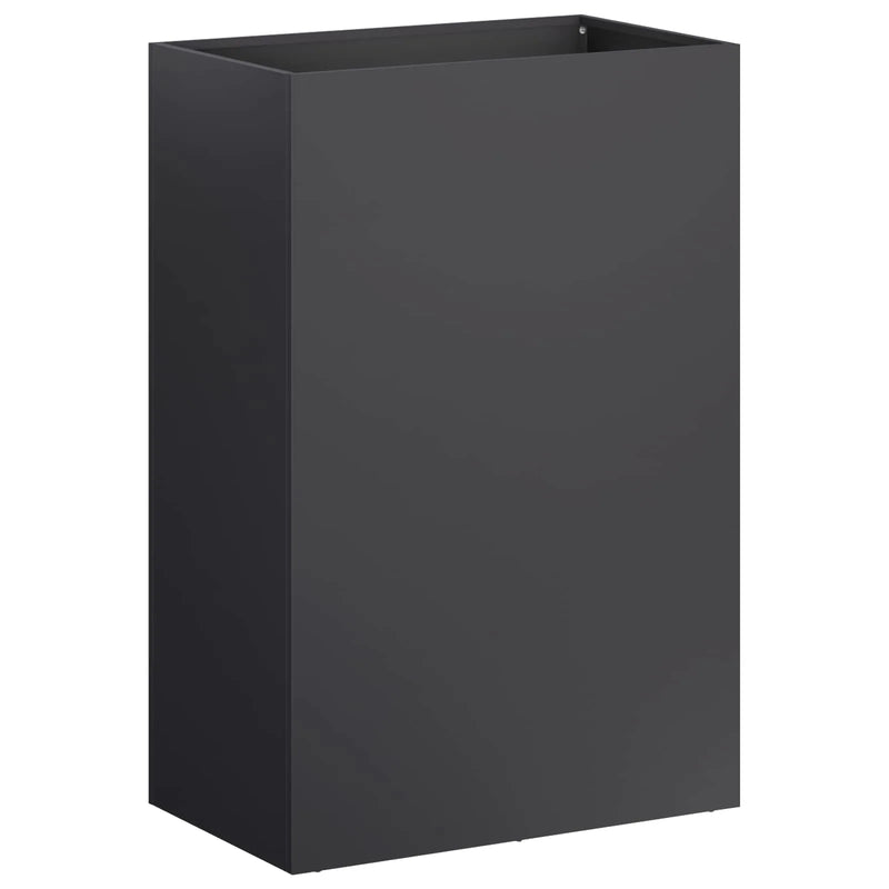 Garden Planter 2 pcs Black 50 x 40 x 75 cm Cold-rolled Steel