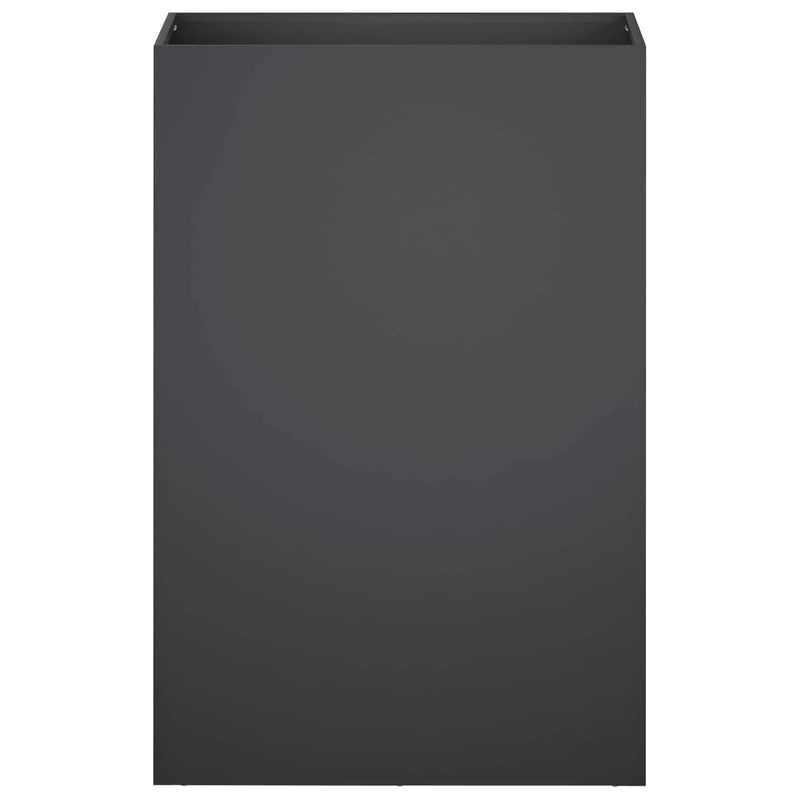 Garden Planter 2 pcs Black 50 x 40 x 75 cm Cold-rolled Steel