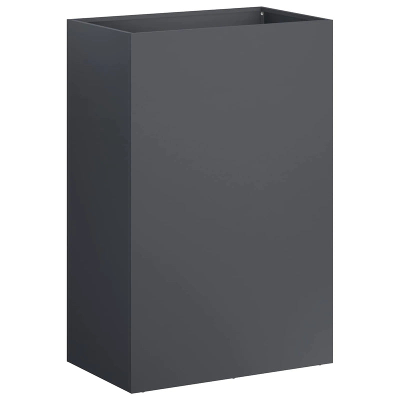 Garden Planter 2 pcs Anthracite 50 x 40 x 75 cm