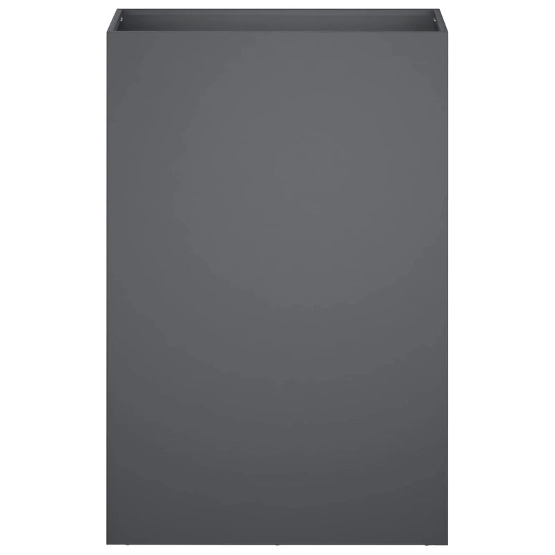Garden Planter 2 pcs Anthracite 50 x 40 x 75 cm