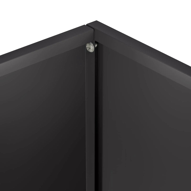 Garden Planter 2 pcs Black 60 x 40 x 50 cm Cold-rolled Steel