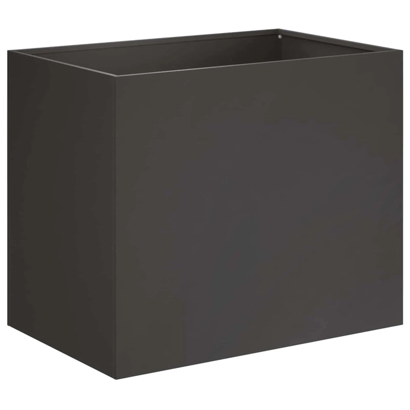 Garden Planter 2 pcs Black 60 x 40 x 50 cm Cold-rolled Steel