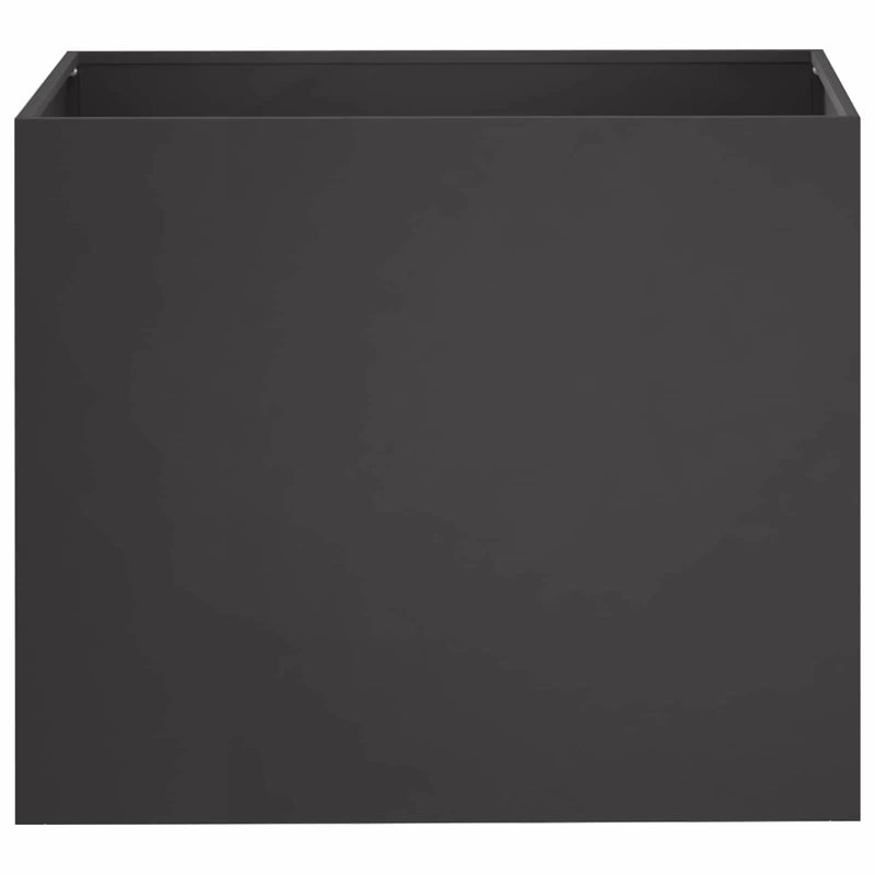 Garden Planter 2 pcs Black 60 x 40 x 50 cm Cold-rolled Steel