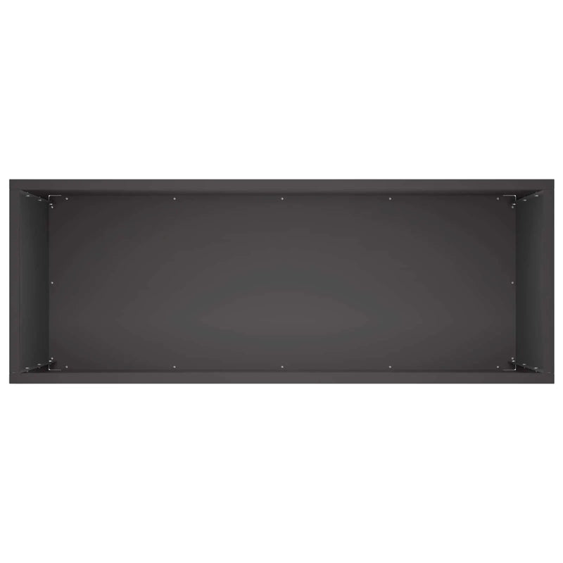 Garden Planter 2 pcs Black 80 x 40 x 50 cm Cold-rolled Steel