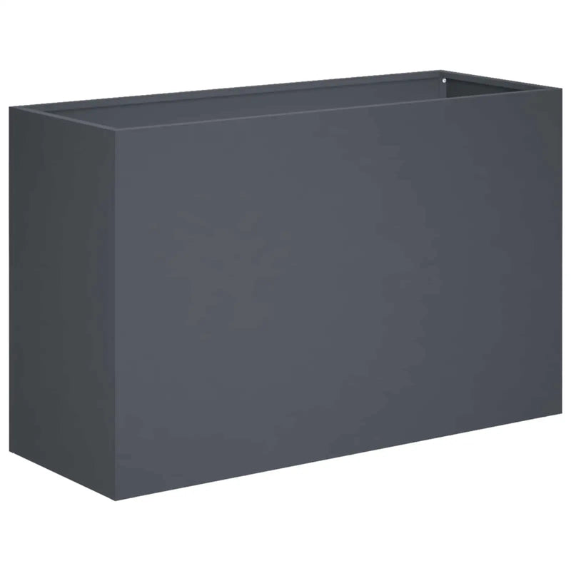 Garden Planter 2 pcs Anthracite 80 x 40 x 50 cm
