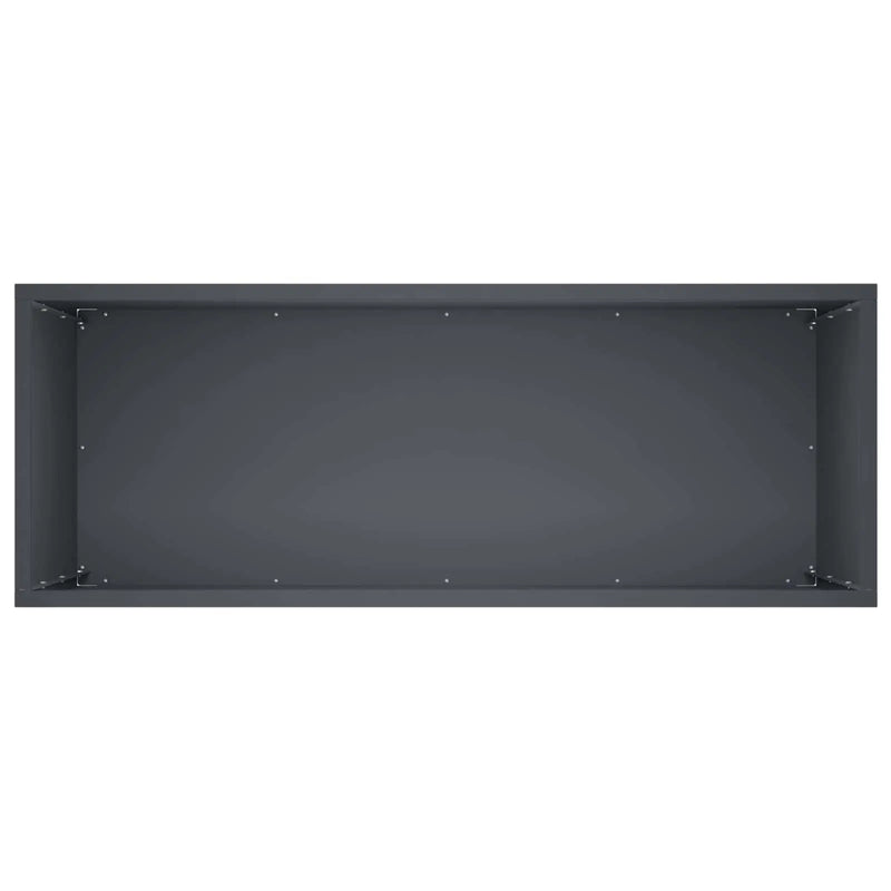 Garden Planter 2 pcs Anthracite 80 x 40 x 50 cm