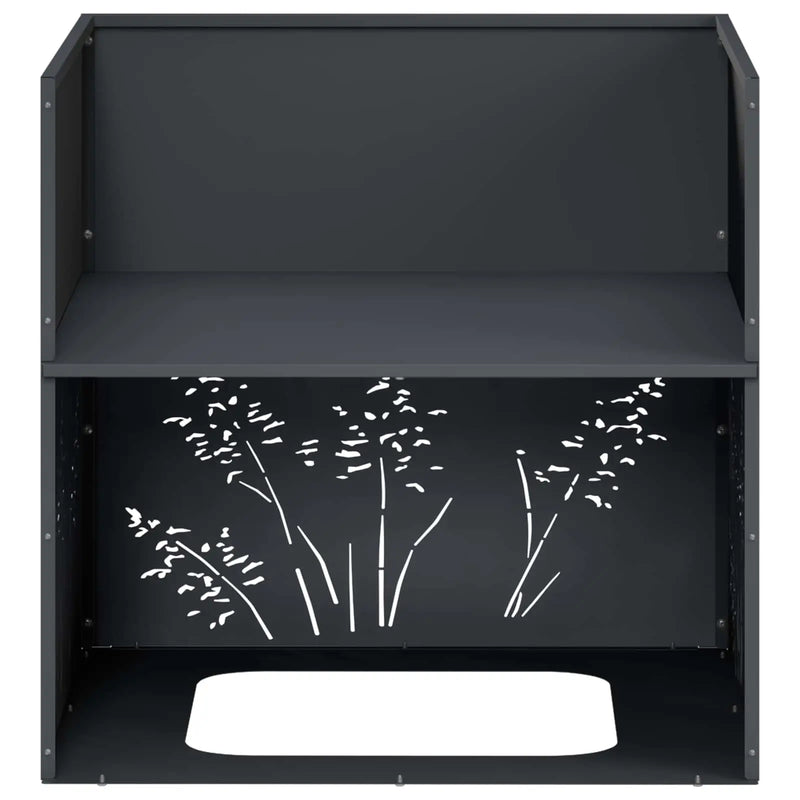 Garden Planter 2 pcs Anthracite 50 x 50 x 49 cm