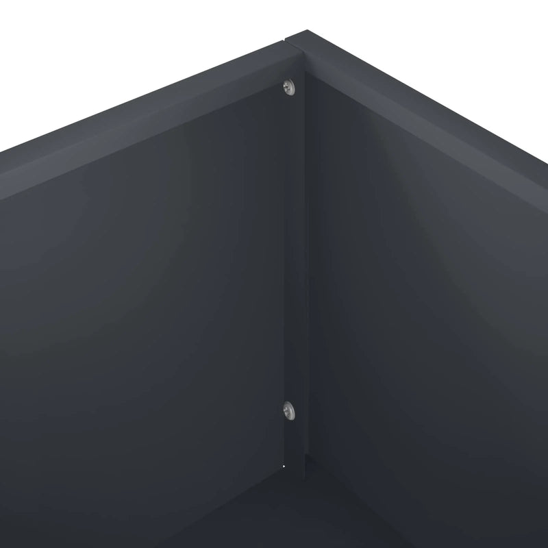 Garden Planter Anthracite 80 x 40 x 60 cm Cold-rolled Steel
