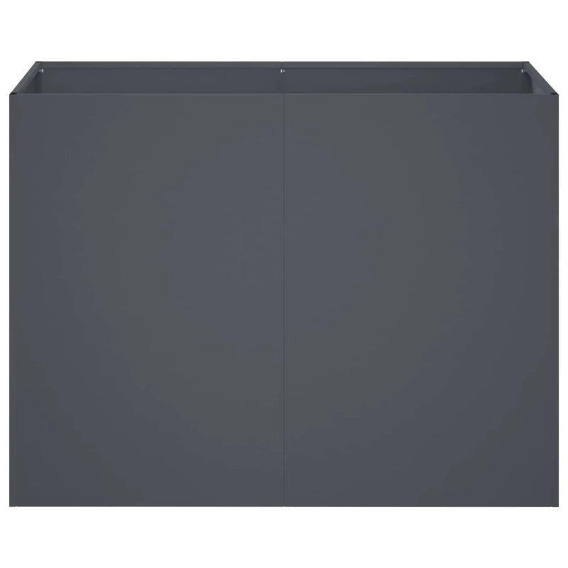Garden Planter Anthracite 80 x 40 x 60 cm Cold-rolled Steel