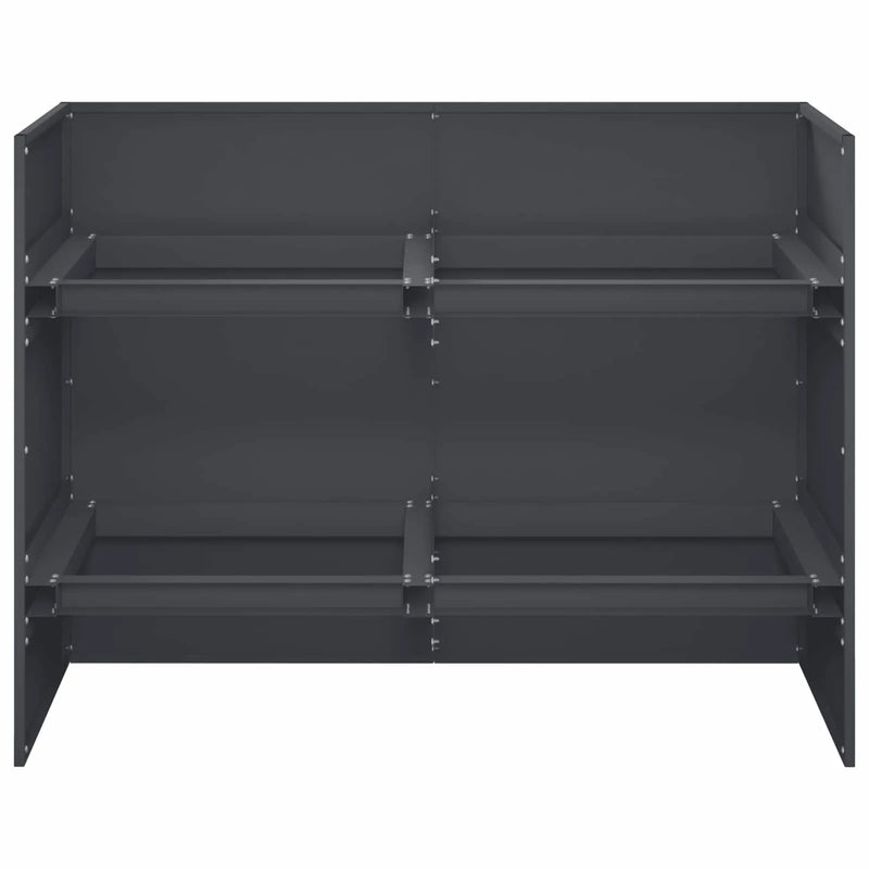 Garden Planter Anthracite 80 x 40 x 60 cm Cold-rolled Steel