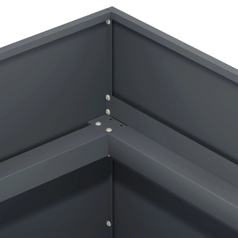 Garden Planter Anthracite 80 x 80 x 60 cm Cold-rolled Steel