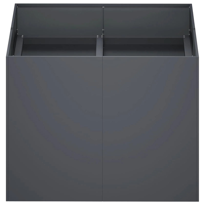 Garden Planter Anthracite 80 x 80 x 60 cm Cold-rolled Steel