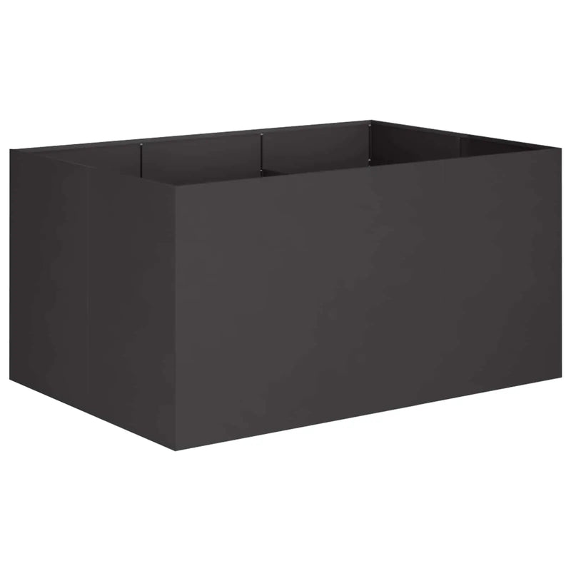 Garden Planter Black 120 x 80 x 60 cm Cold-rolled Steel