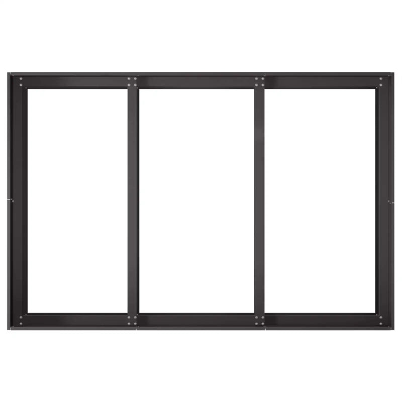 Garden Planter Black 120 x 80 x 60 cm Cold-rolled Steel