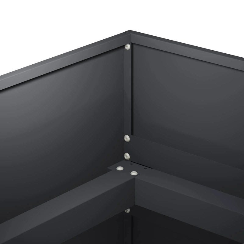 Garden Planter Anthracite 120 x 80 x 60 cm Cold-rolled Steel