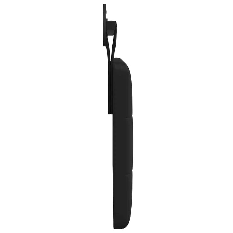 Hanging Headboard Black 100 x 55 x 5 cm Faux Leather