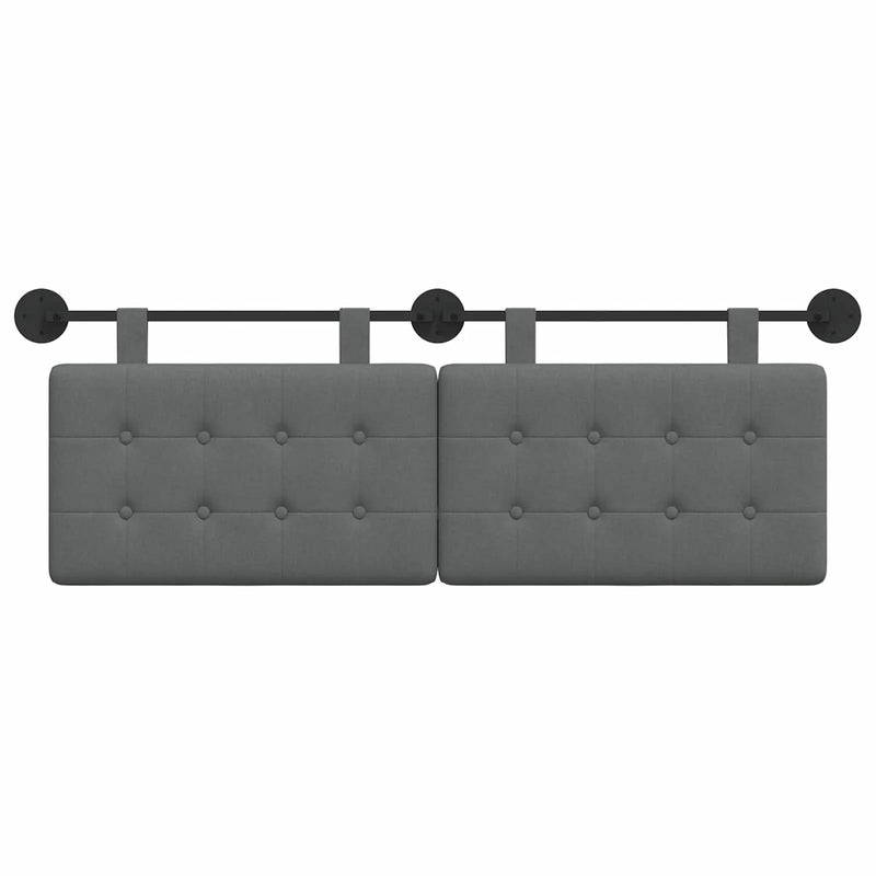Hanging Headboard Dark Grey Fabric