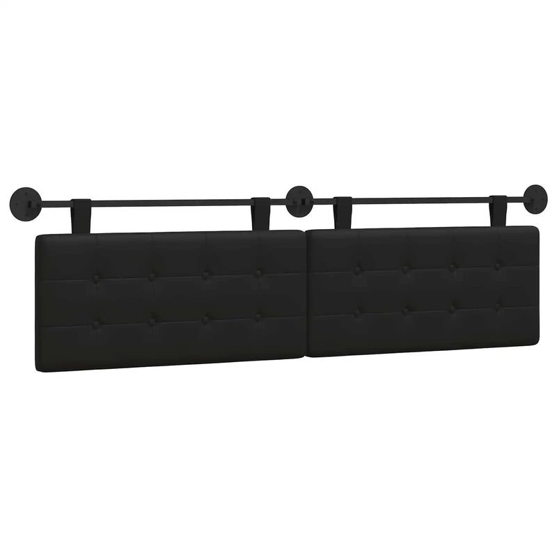 Hanging Headboard Black 170 x 55 x 5 cm Faux Leather