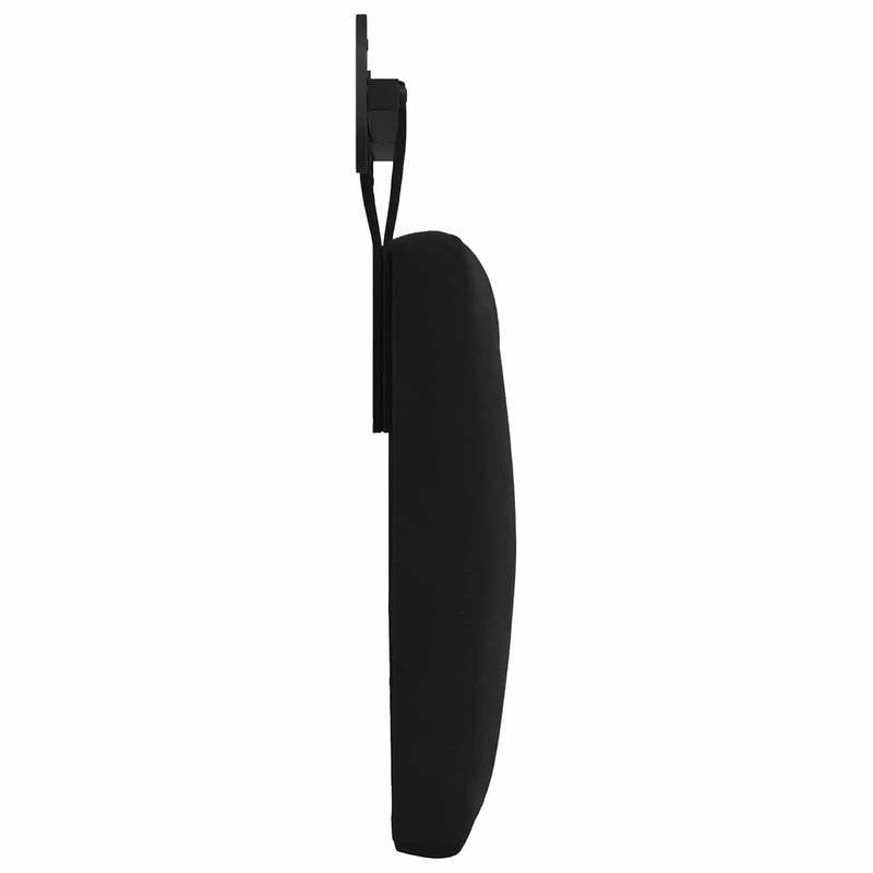 Hanging Headboard Wall-mounted Black 150 x 55 x 7 cm Velvet