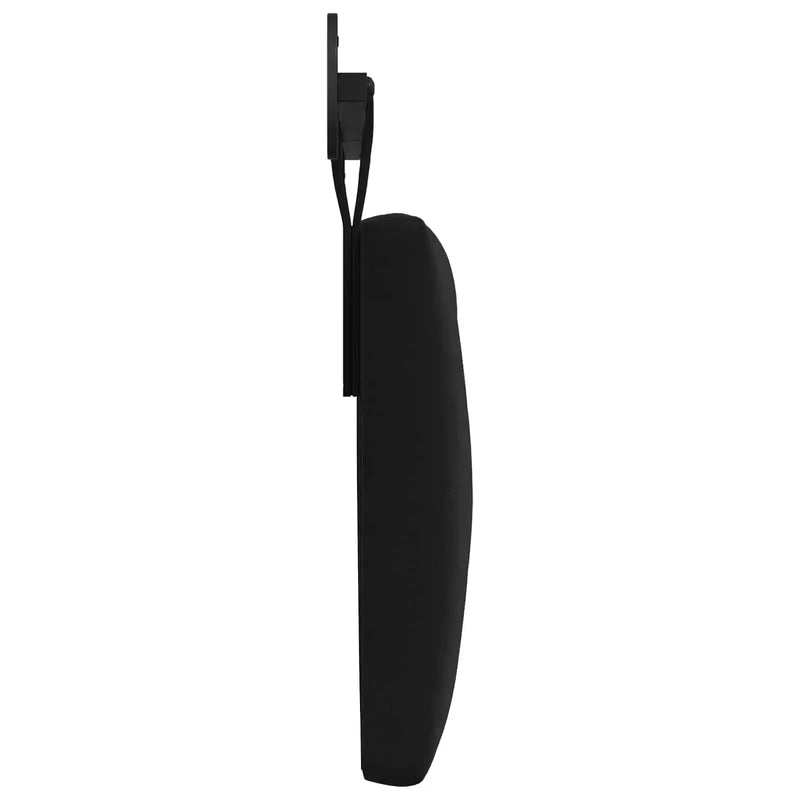 Hanging Headboard Wall-mounted Black 170 x 55 x 7 cm Velvet
