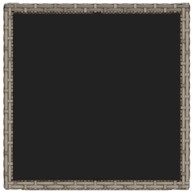 Garden Lounge Set 2 pcs Grey and Dark Grey