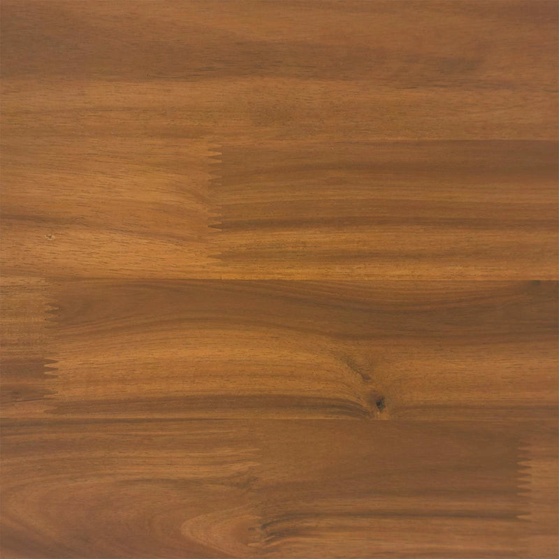 140 x 80 x 75 cm Solid Acacia Wood Natural and Black