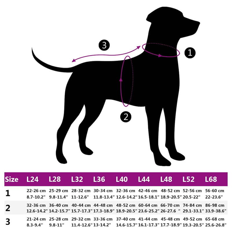 vidaXL Dog Coat with Harness Black XL Fleece and Polyester