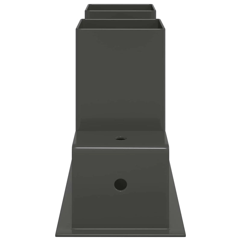 Firewood Stack Aid 4 pcs Anthracite 34 x 10 x 15 cm Steel