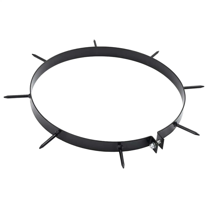 Lawn Aerator Clamp with Spikes 5 pcs Black �� 300 mm Iron