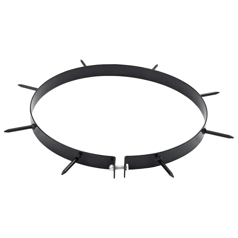 Lawn Aerator Clamp with Spikes 5 pcs Black �� 300 mm Iron